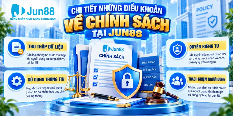 Chi tiết những điều khoản về chính sách tại Jun88