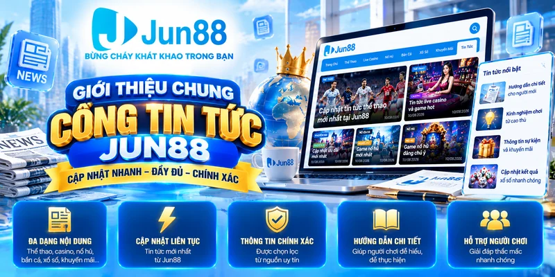 Giới thiệu chung về cổng tin tức Jun88