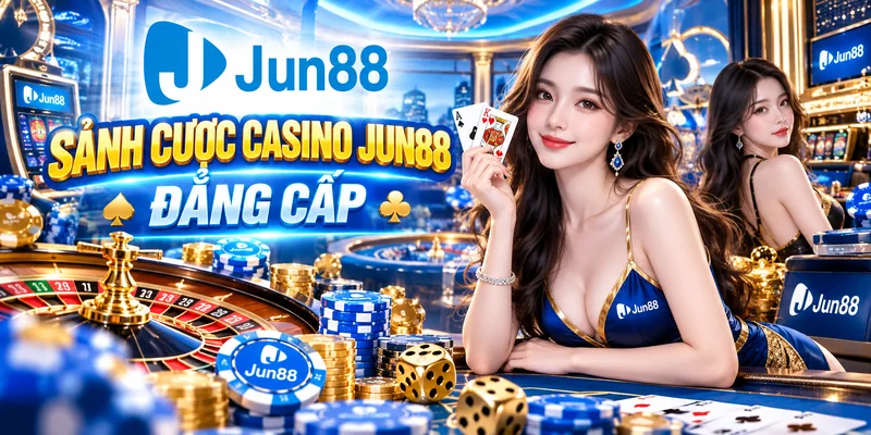 Sảnh cược casino Jun88 đẳng cấp